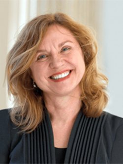 prof elke weber wearing black blazer smiling 