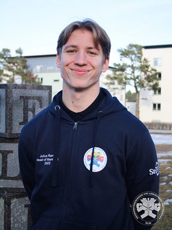 Headshot of Julius Ramb, a male incoming exchange student from Sweden