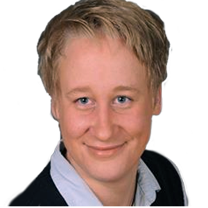 Headshot of Prof. Dr. Anja Faße, a middle age woman smiling on a simple white  background.